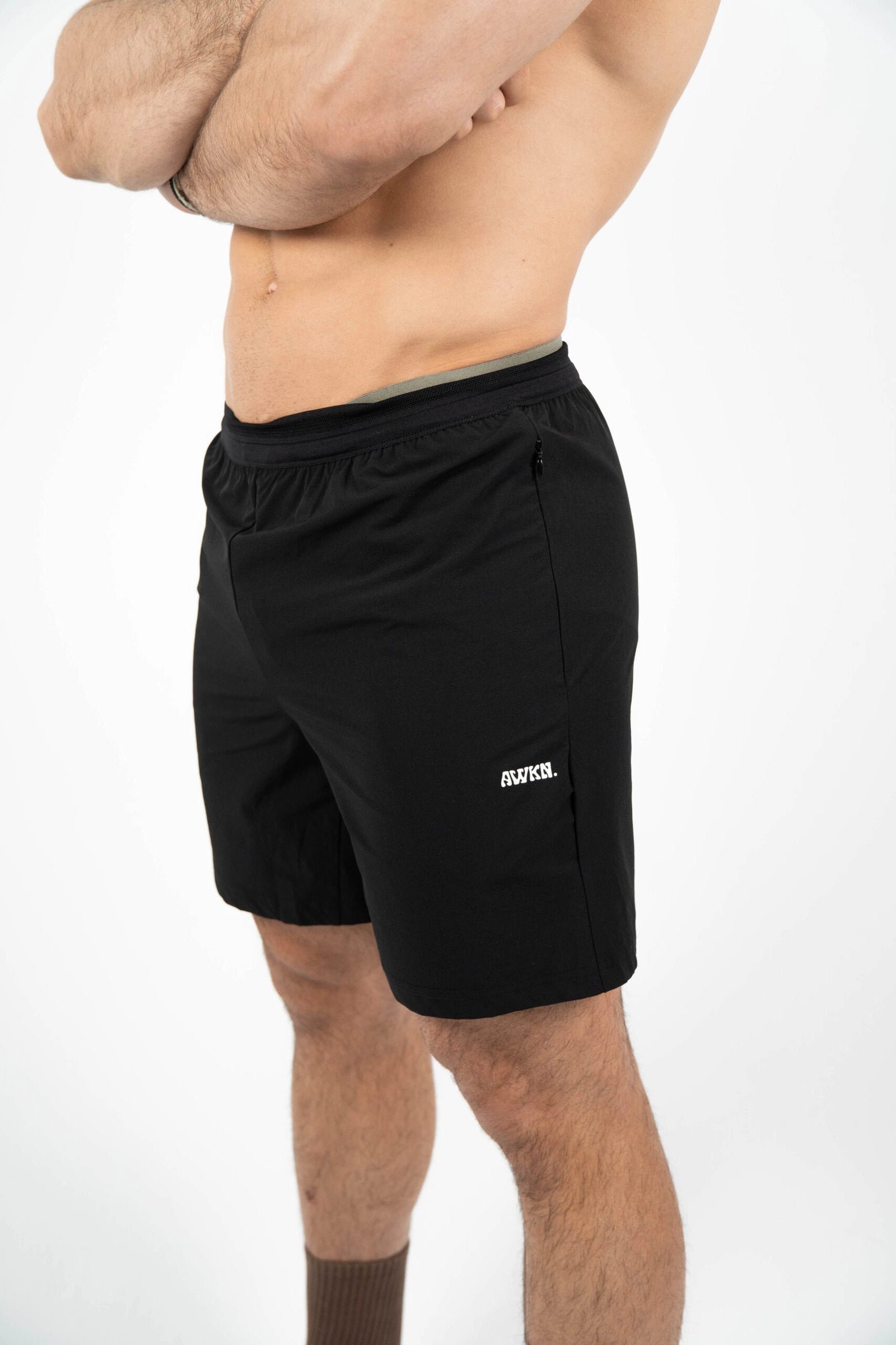 Pantalón corto hombre perfil color negro